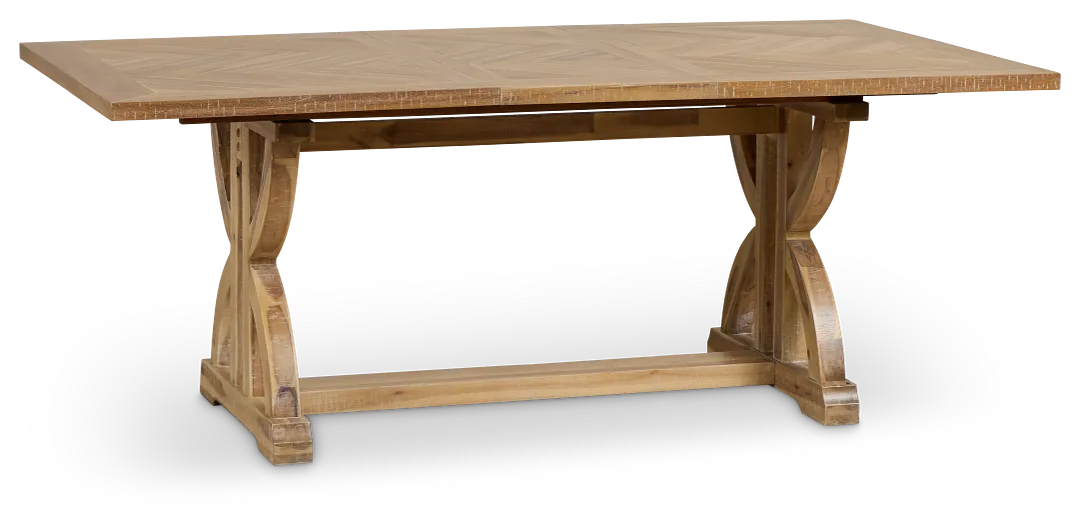 Joplin Light Tone Extension Rectangular Table