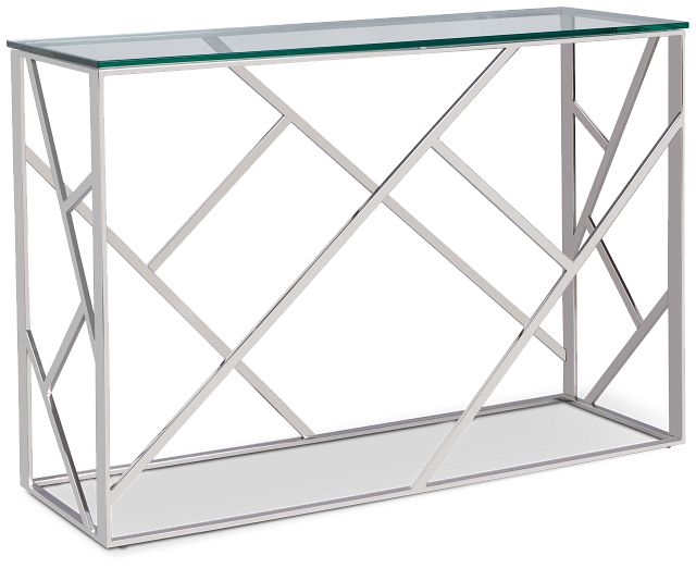 Clay Silver Console Table