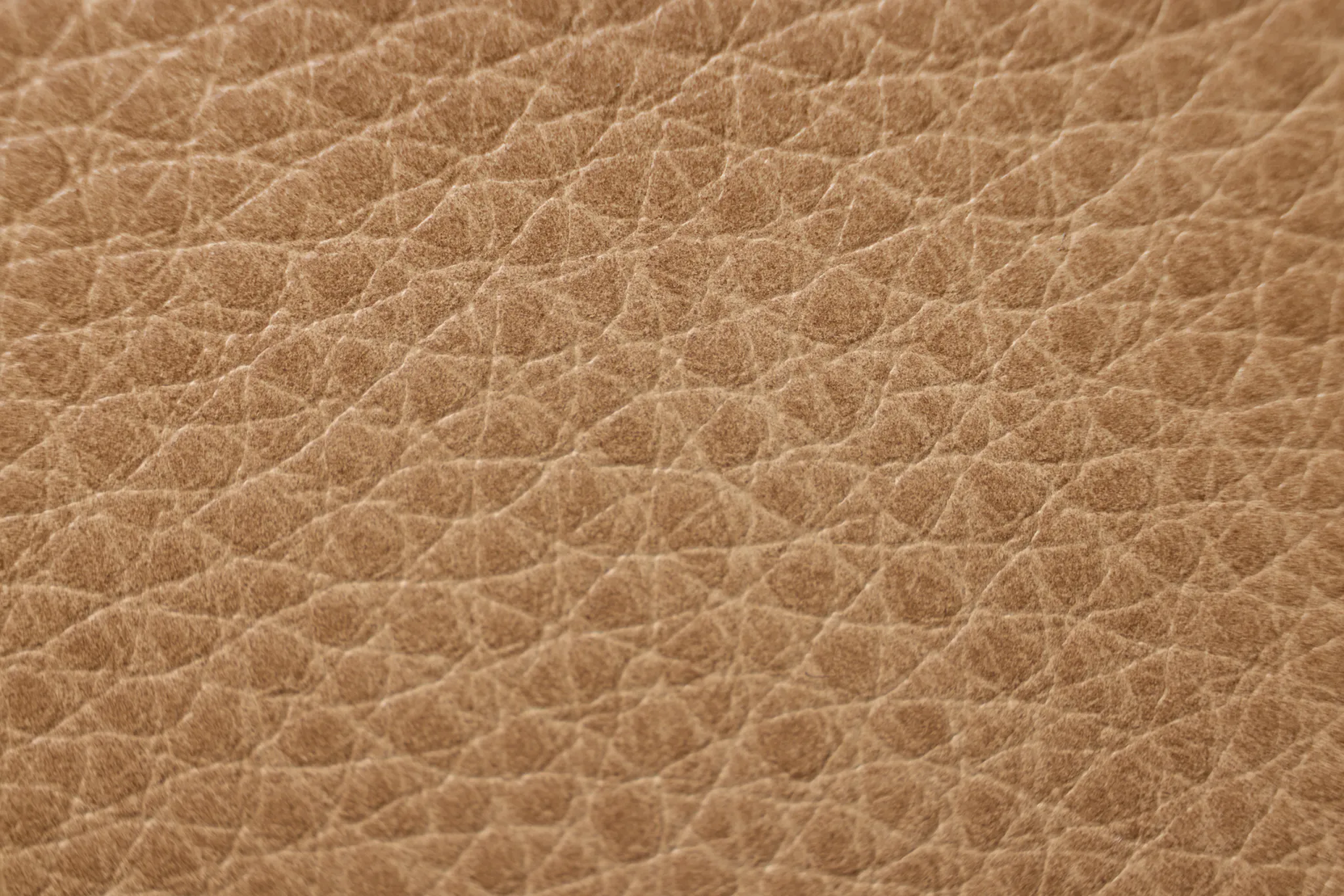 Jasper Light Brown Leather Medium Triple Power 2-arm Sectional