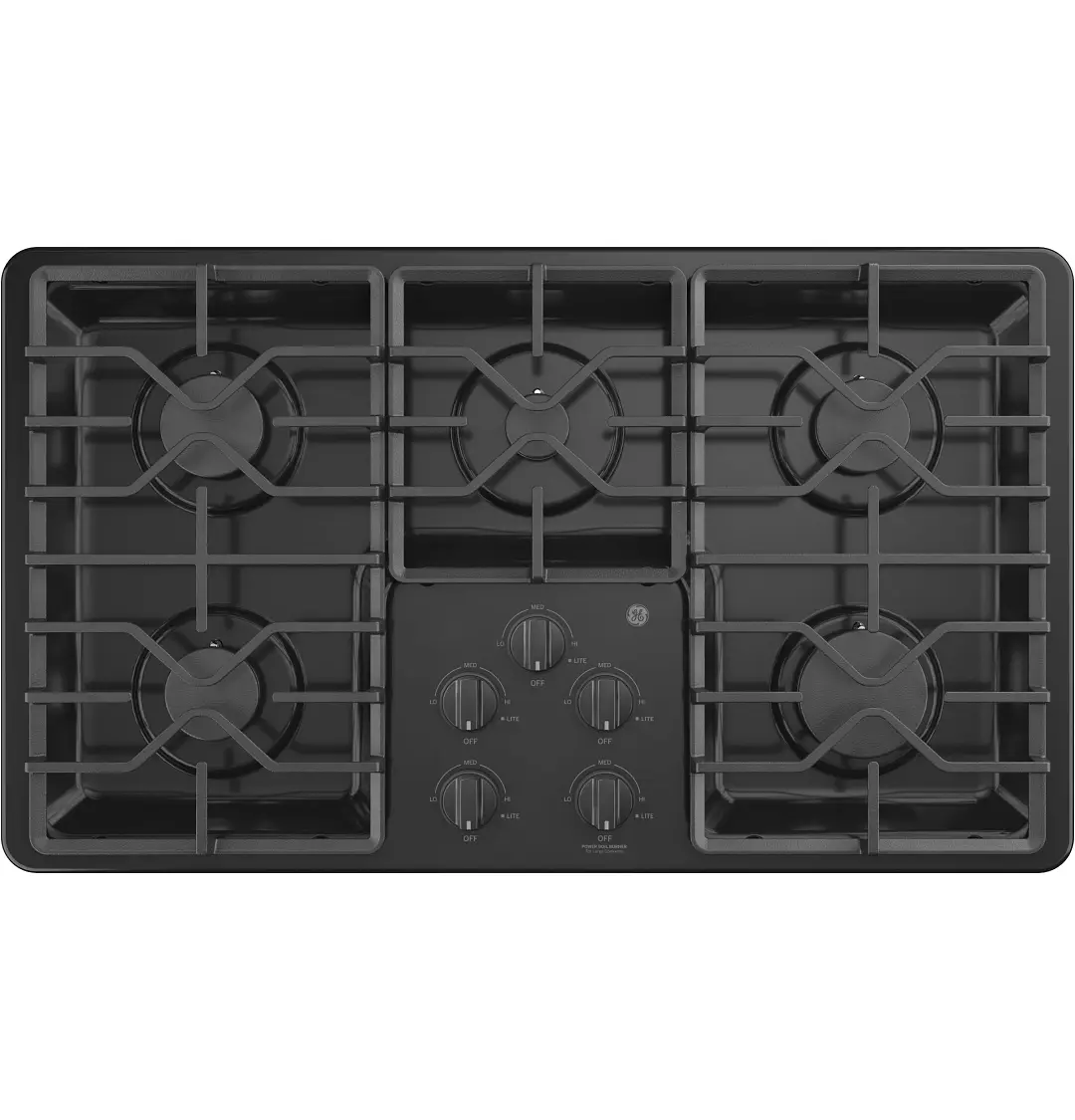 Ge 3036 Series Black 36" Gas Cook Top Ge 3036 Series Black 36" Gas Cook Top