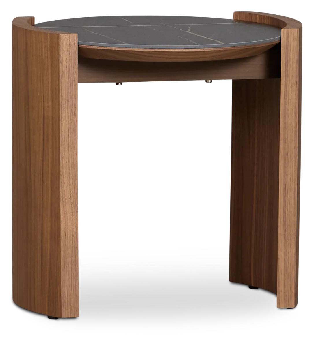 Nomad Mid Tone Ceramic Round End Table