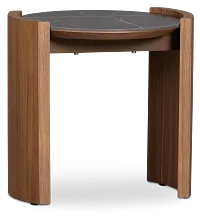 Nomad Mid Tone Ceramic Round End Table