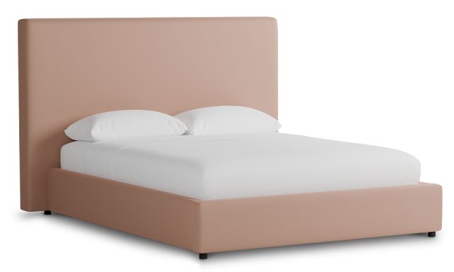 Grayton Joya Light Pink 54" Upholstered Platform Bed
