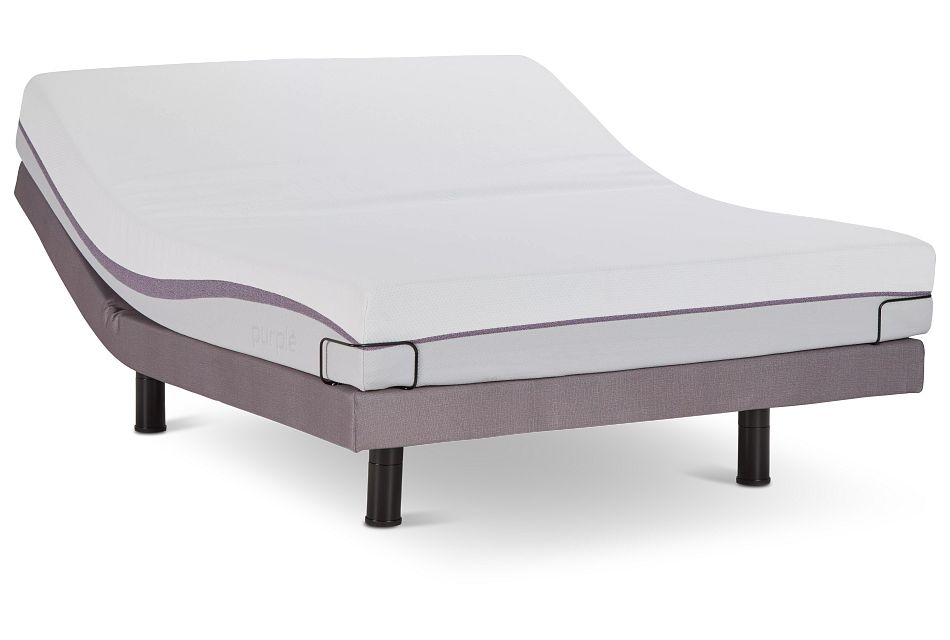 Purple Adjustable Mattress Set