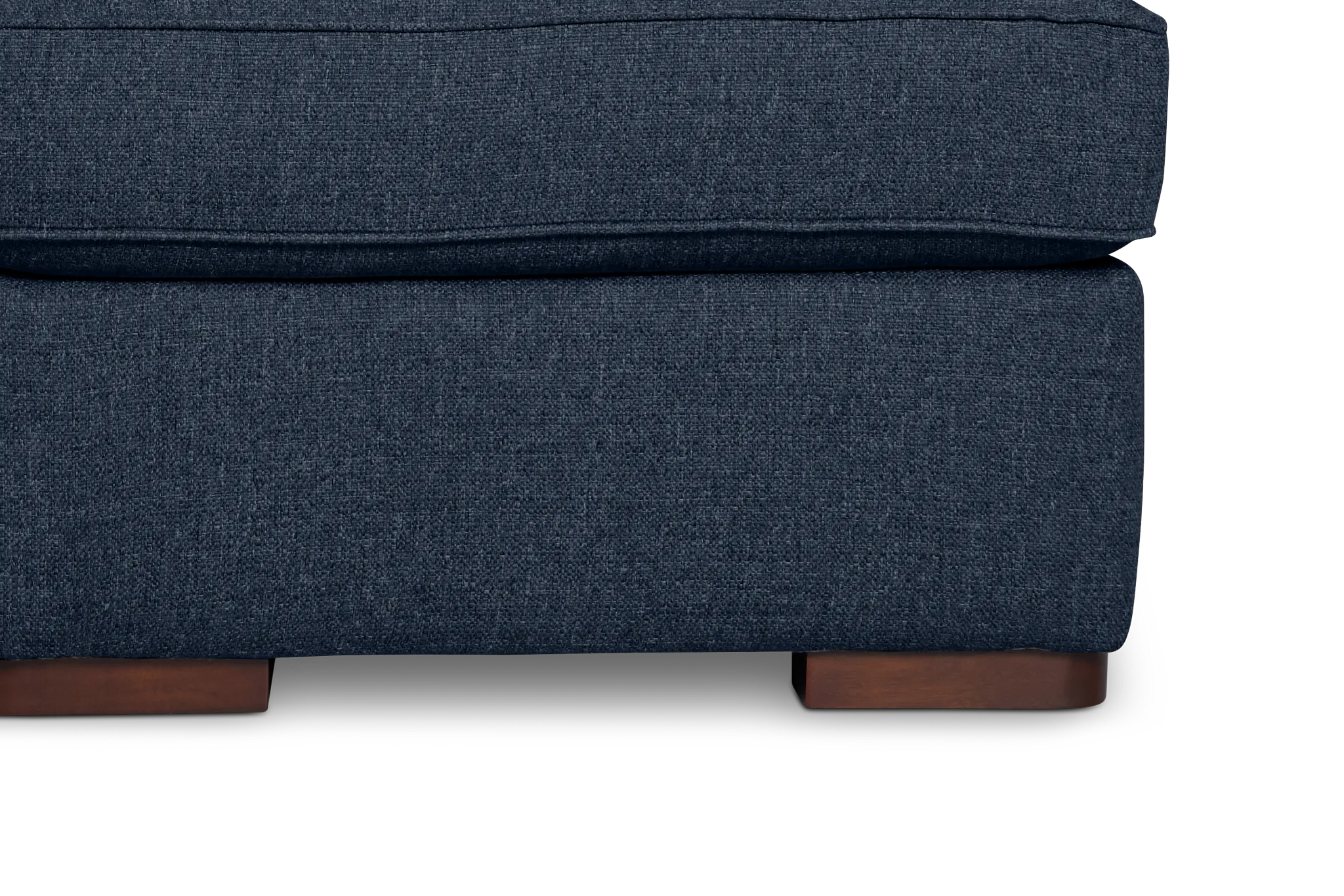 Sinclair Dark Blue Fabric Right Chaise Innerspring Sleeper Sectional