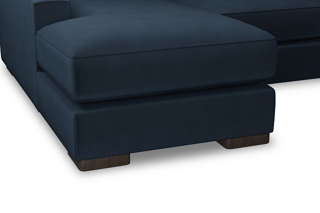 Edgewater Joya Dark Blue Medium Left Chaise Sectional