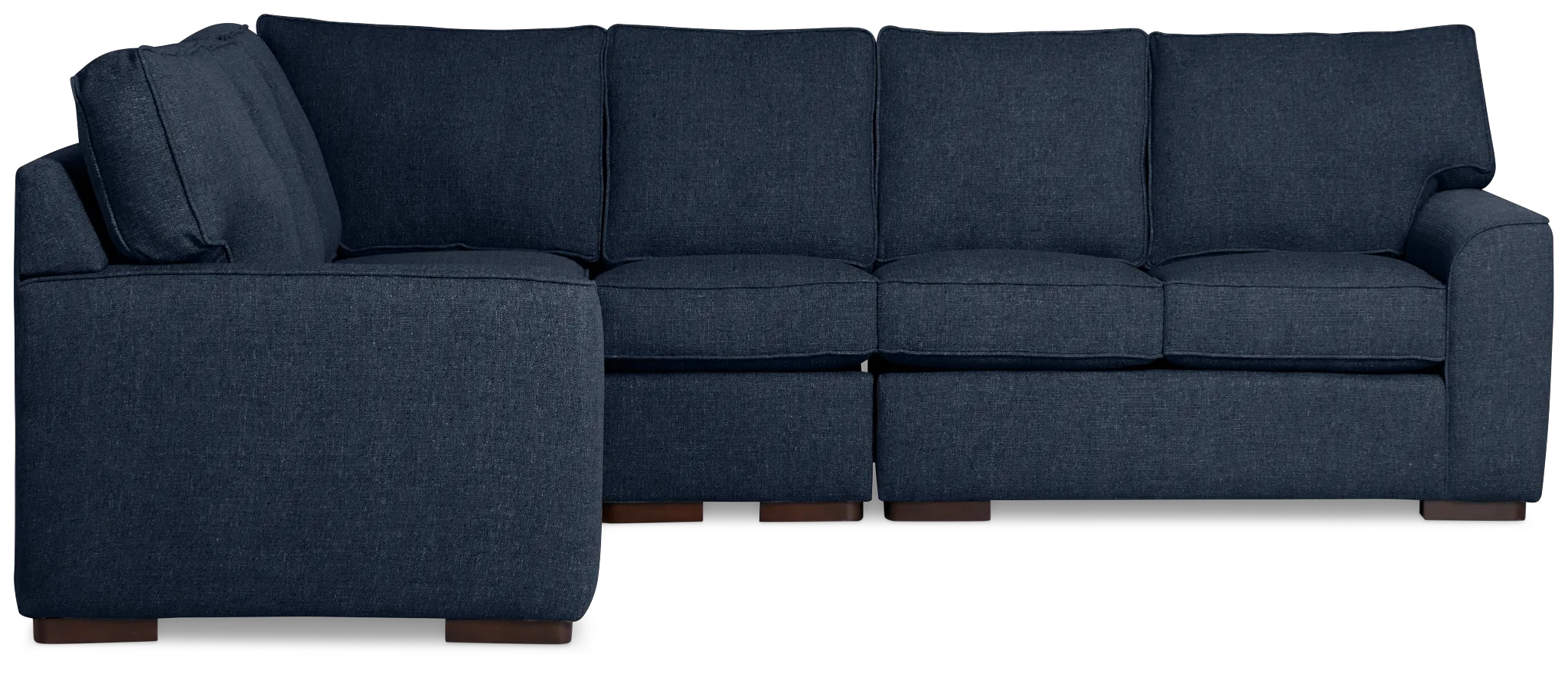 Sinclair Dark Blue Fabric Medium Two-arm Sectional