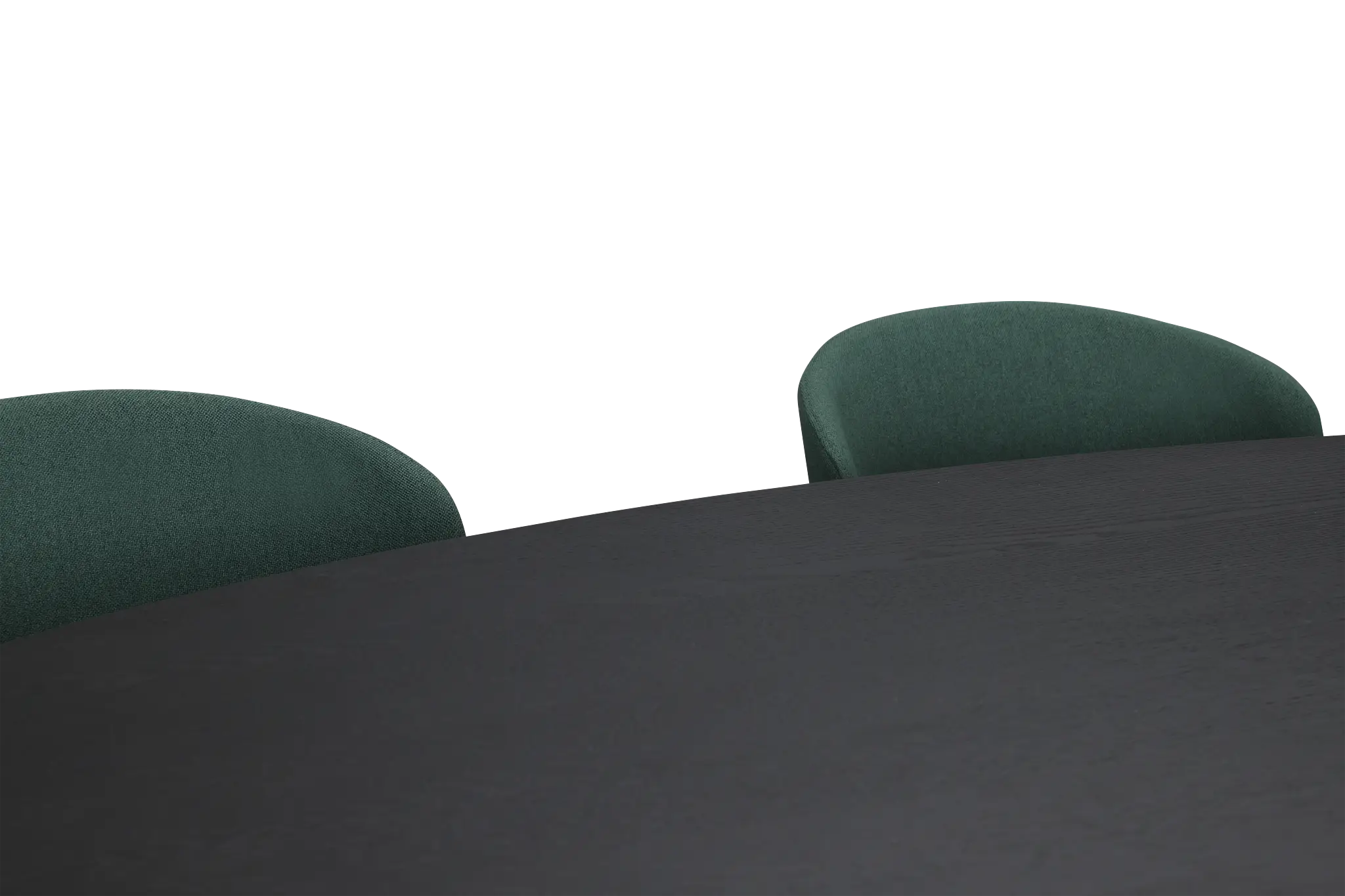Nomad Black 78" Oval Table & 4 Dark Green Chairs W/ Black Legs Nomad Black 78" Oval Table & 4 Dark Green Chairs W/ Black Legs