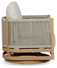 Paros Light Tone Swivel Chair