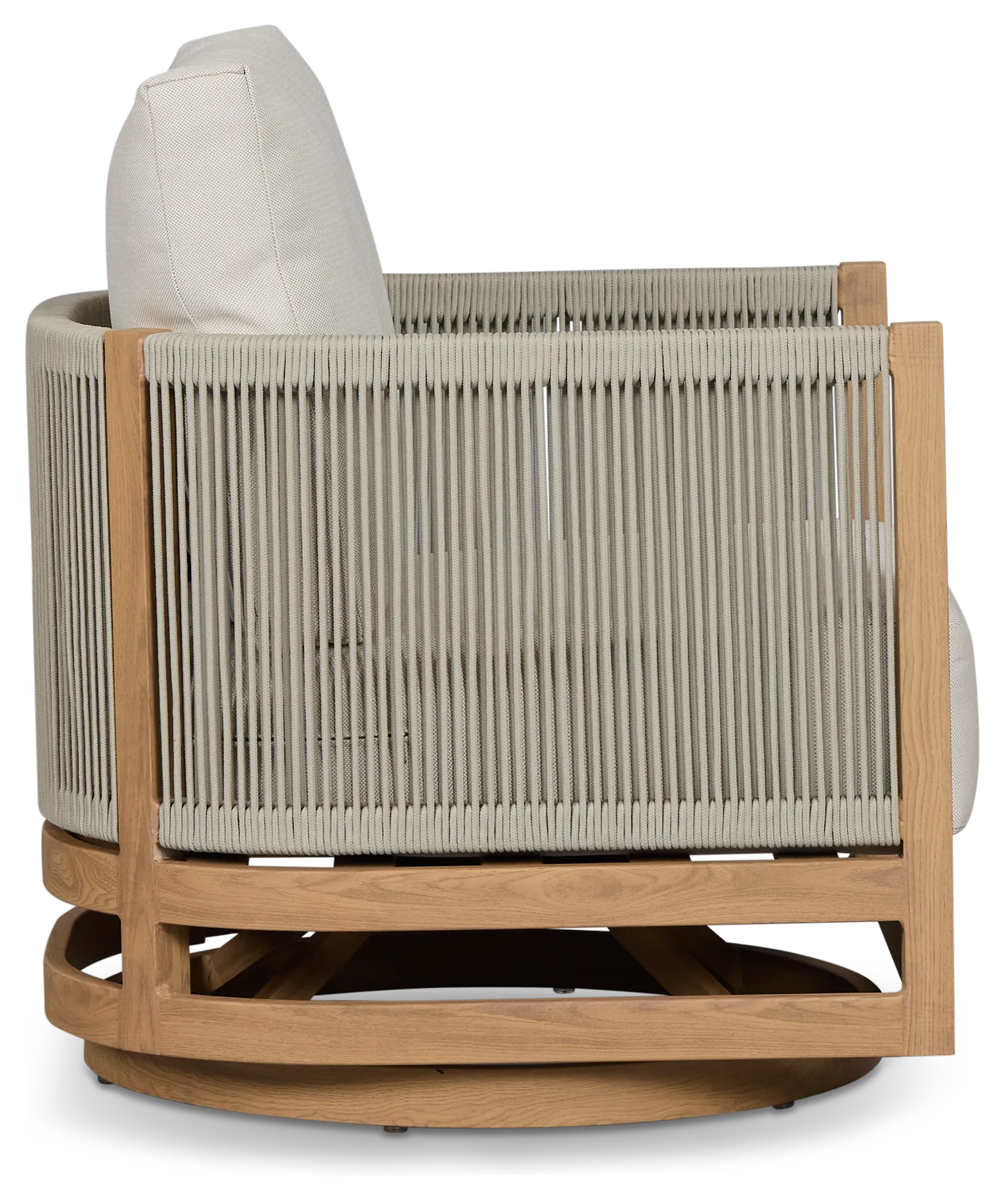 Paros Light Tone Swivel Chair