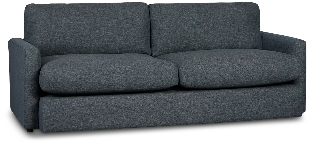 Noah Dark Blue Fabric Sofa Noah Dark Blue Fabric Sofa