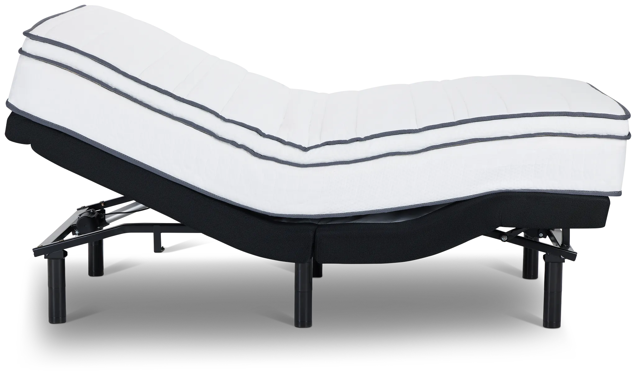 Rest & Renew By Zinus 10" Hybrid Slat Adjustable Mattress Set