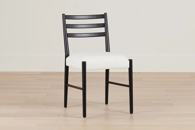 Stockton Black Upholstered Side Chair