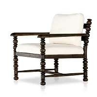 Four Hands Danis Ivory Fabric Accent Chair