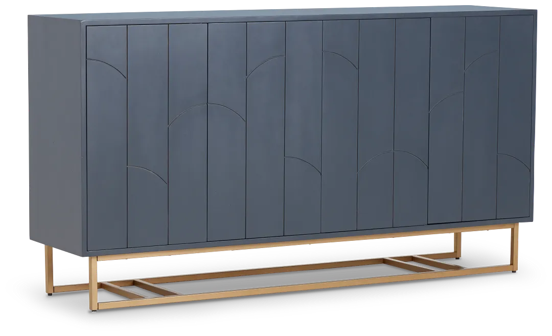 Nola Gray Four-door Cabinet