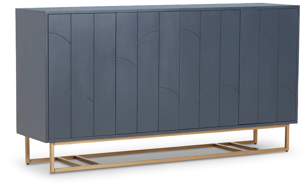 Nola Gray Four-door Cabinet Nola Gray Four-door Cabinet