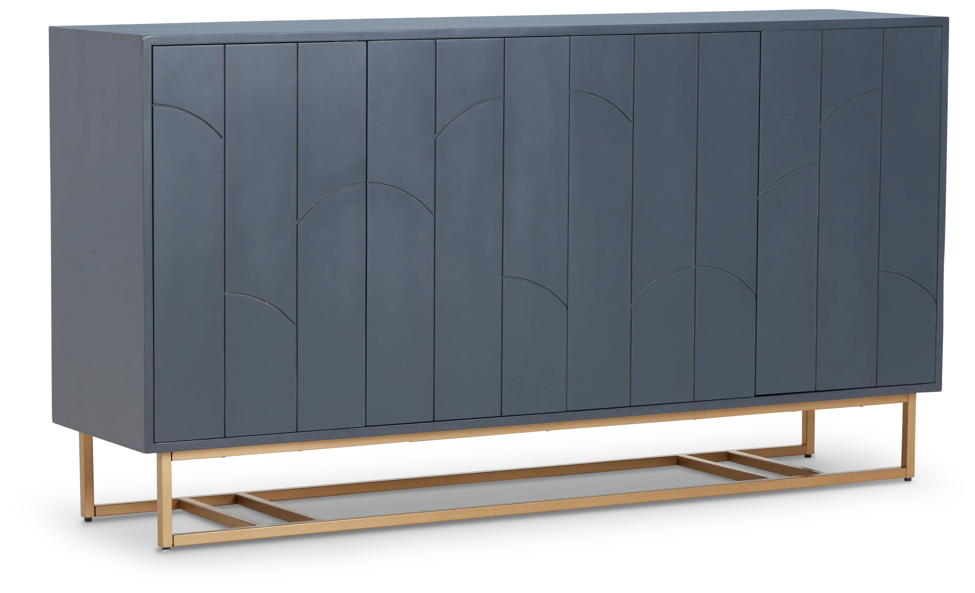 Nola Gray Four-door Cabinet Nola Gray Four-door Cabinet