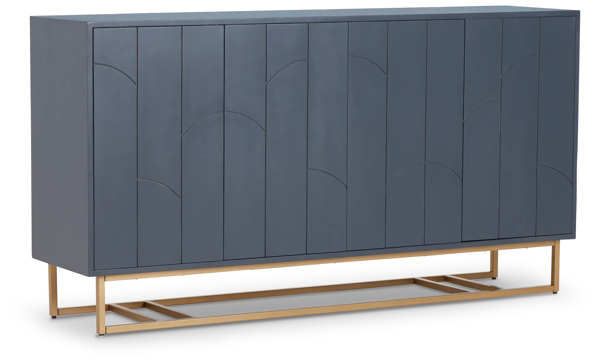 Nola Gray Four-door Cabinet Nola Gray Four-door Cabinet