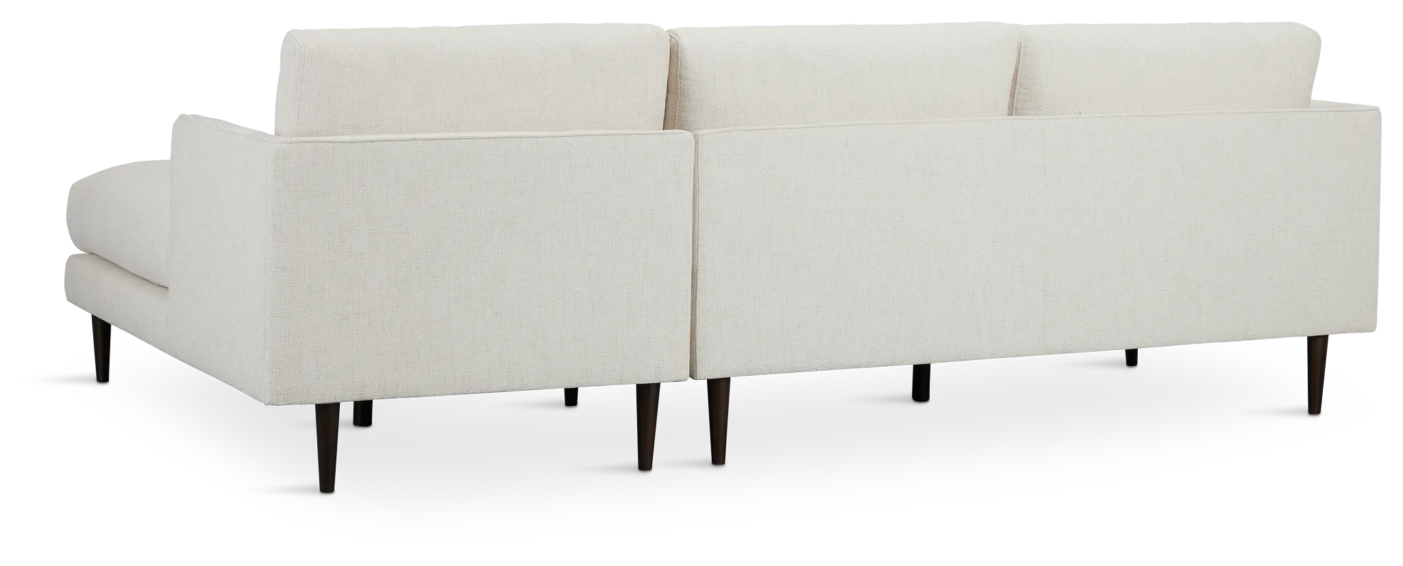 Easton Light Beige Fabric Right Chaise Sectional