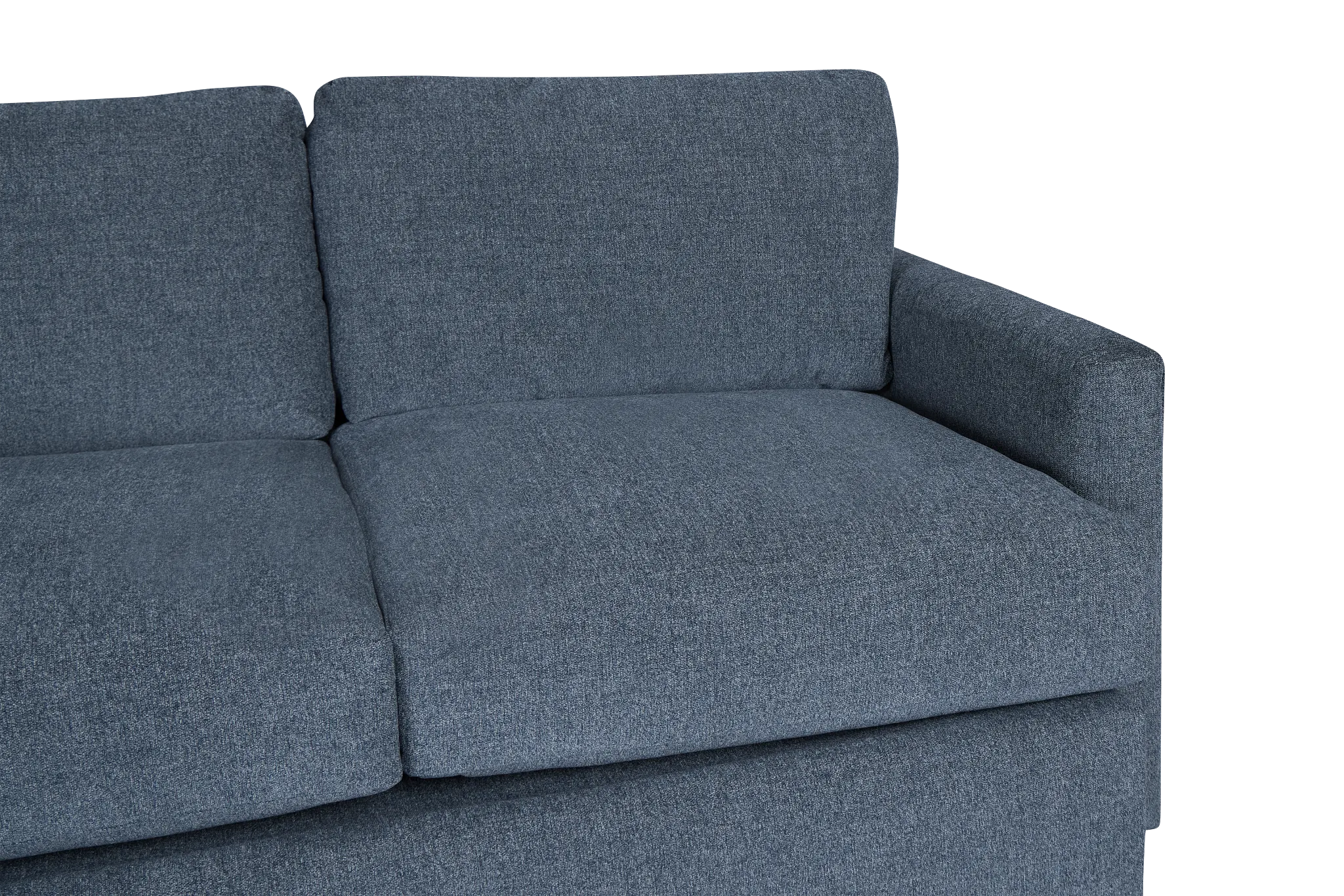 Noah Blue Fabric Loveseat