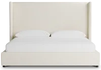 Captiva Gellar White 60" Upholstered Shelter Bed