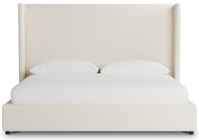 Captiva Gellar White 60" Upholstered Shelter Bed