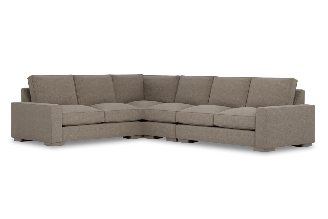 Edgewater Elite Brown Medium Two-arm Sectional