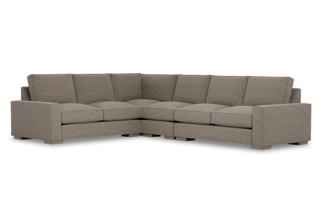 Edgewater Elite Brown Medium Two-arm Sectional