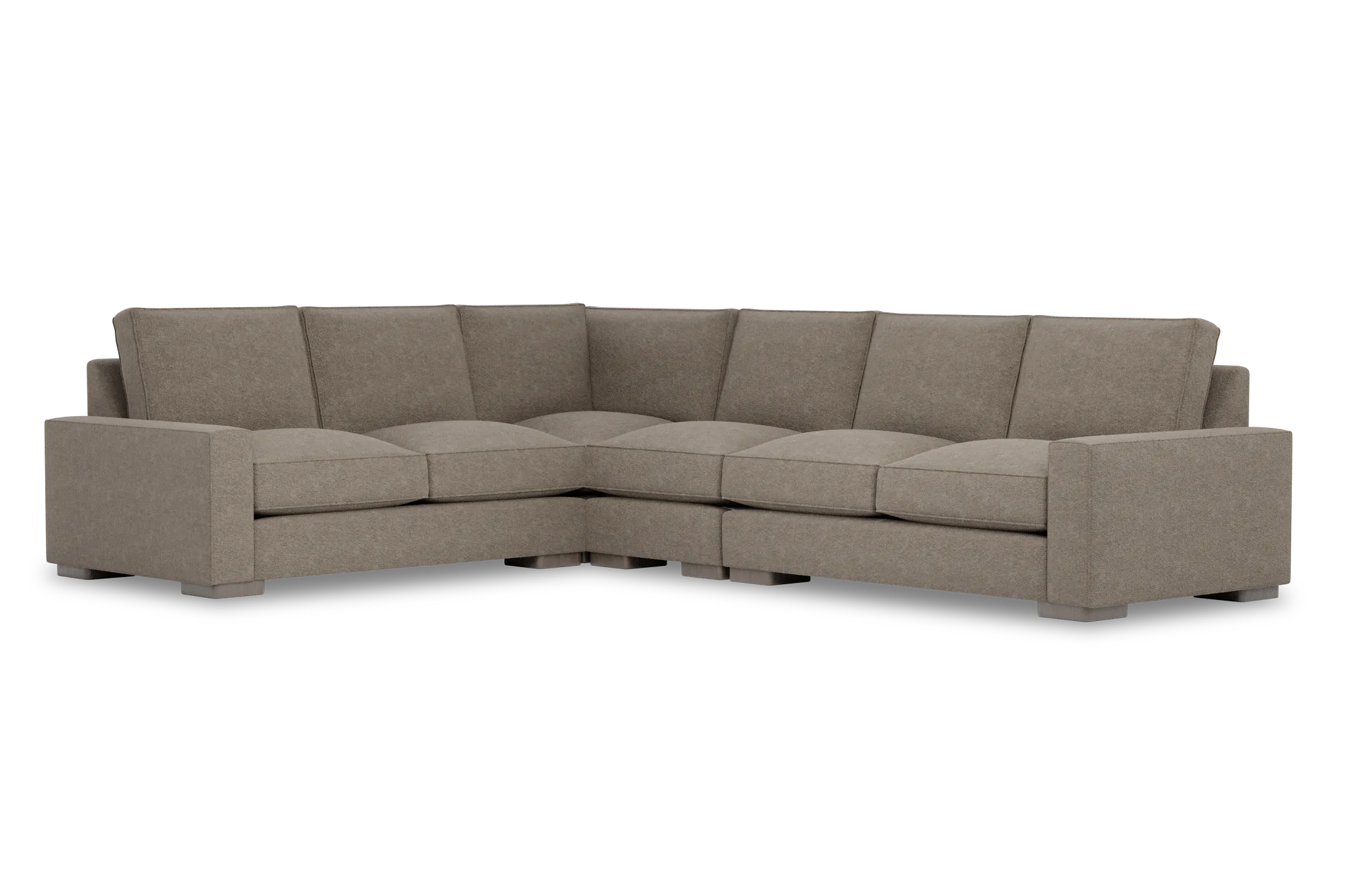 Edgewater Elite Brown Medium Two-arm Sectional