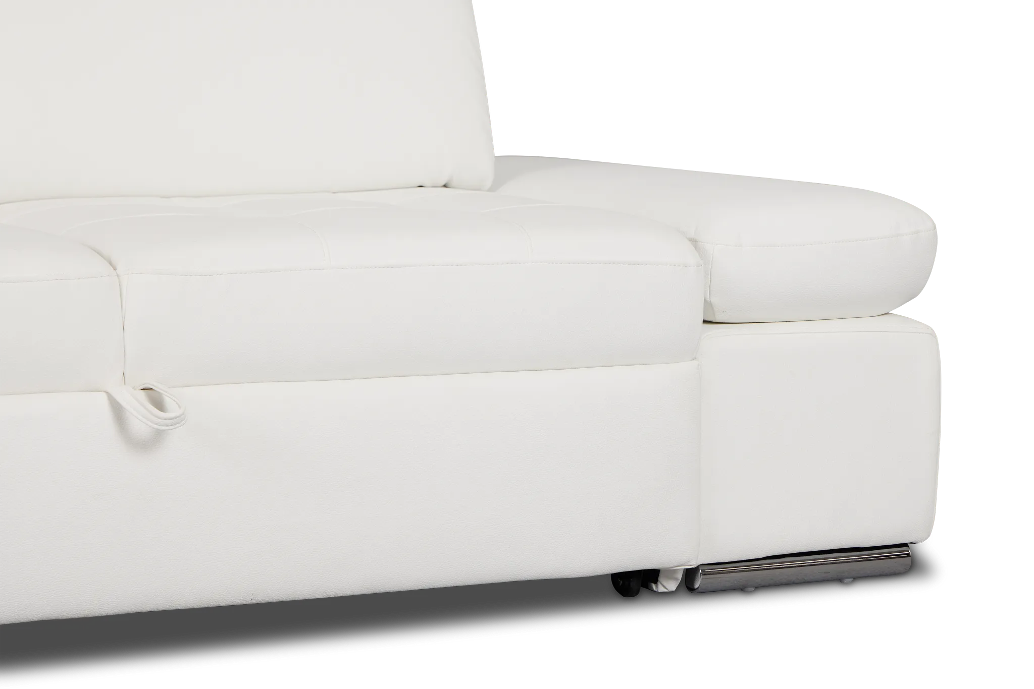 Eden White Micro Popup Sofa Sleeper