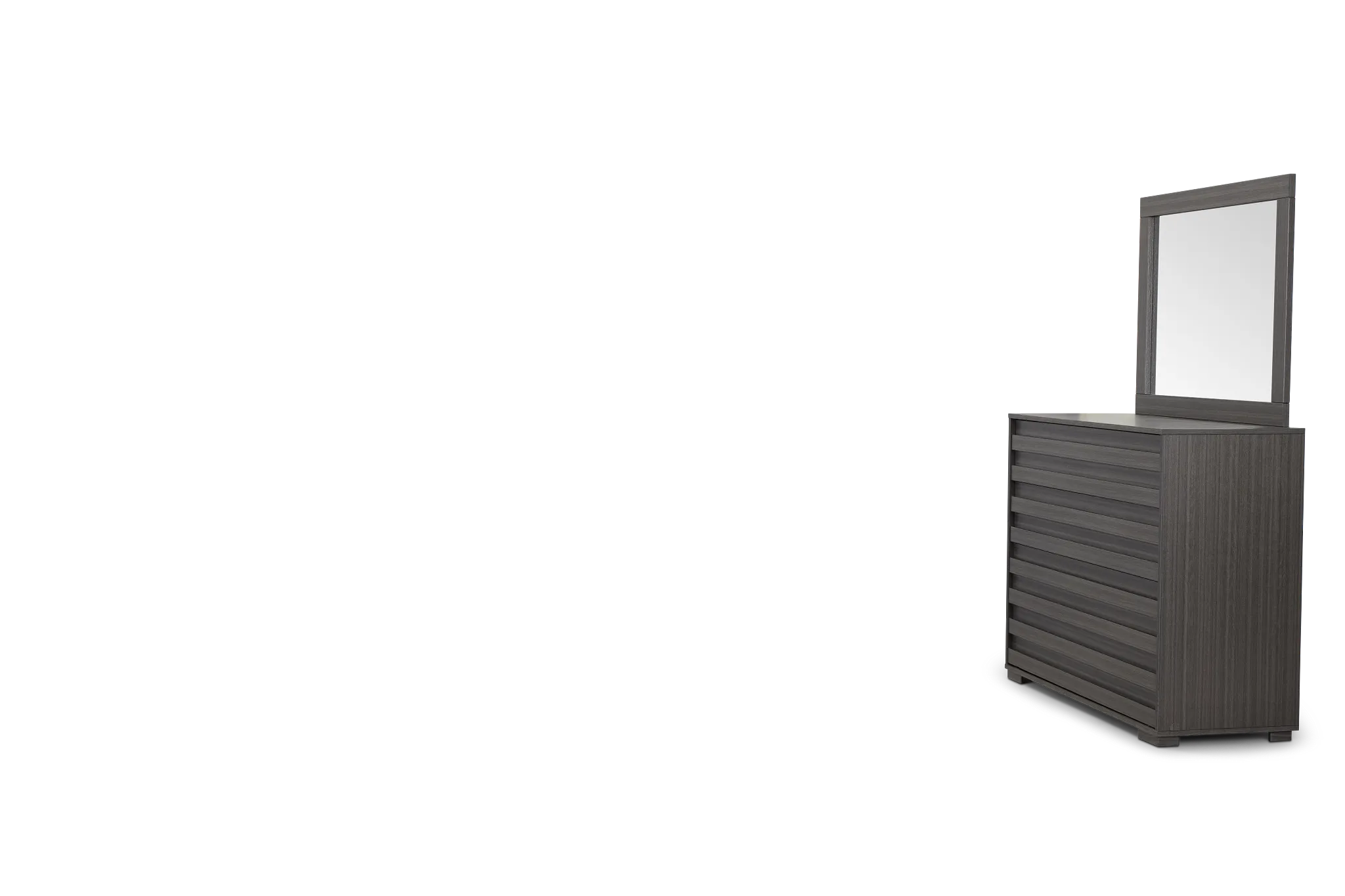 Everett Gray Dresser & Mirror