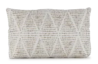 Foster Light Gray Lumbar Indoor/outdoor Accent Pillow