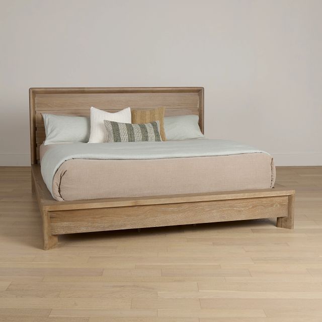 Alton Light Tone Platform Bed