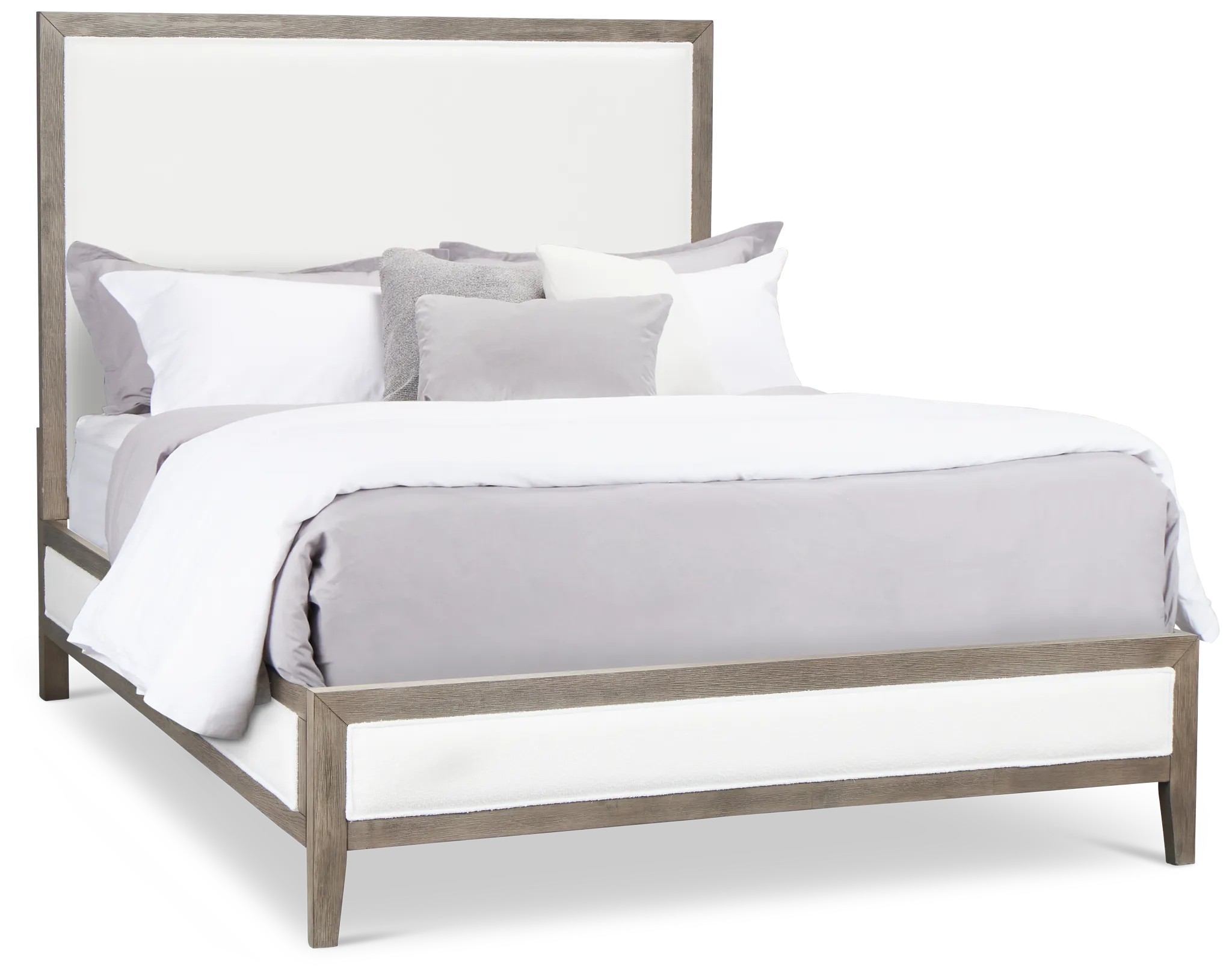 Alden Gray Uph Platform Bed