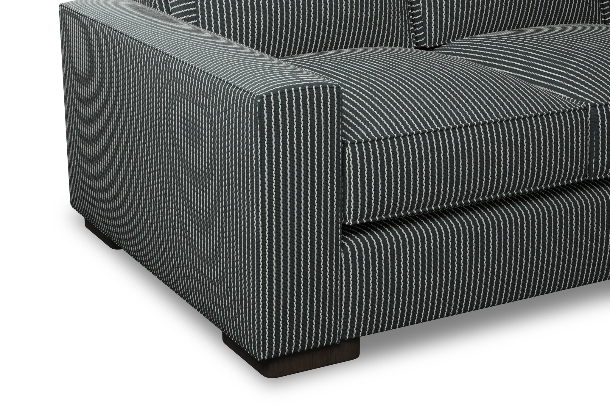 Edgewater Lucy Navy 84" Sofa W/ 3 Cushions