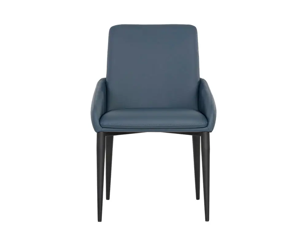 Dillon Dark Blue Upholstered Arm Chair Dillon Dark Blue Upholstered Arm Chair