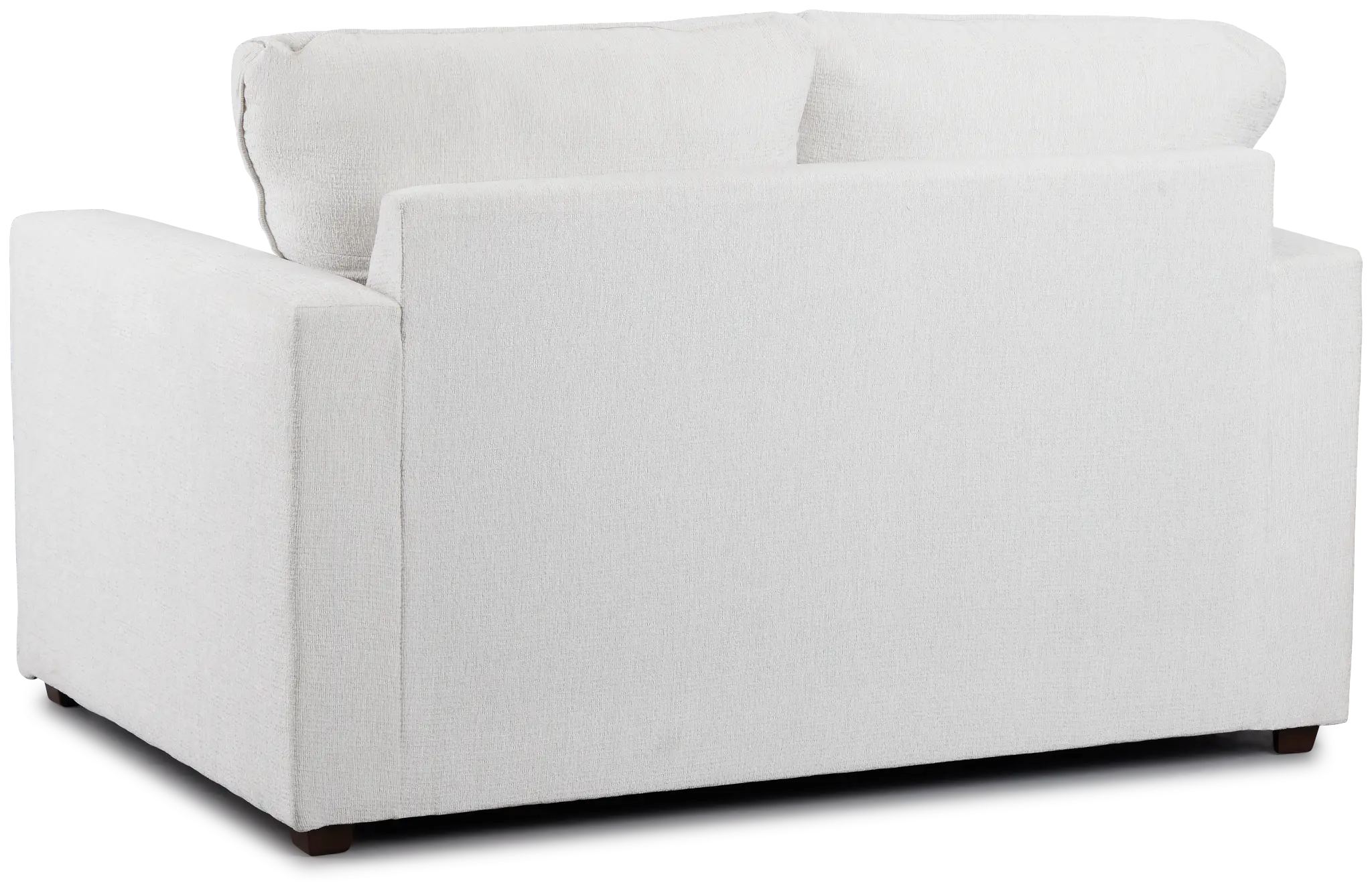 Avalon White Fabric Loveseat Avalon White Fabric Loveseat