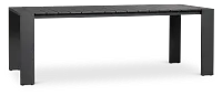 Sunrise Dark Gray 86" Rectangular Table