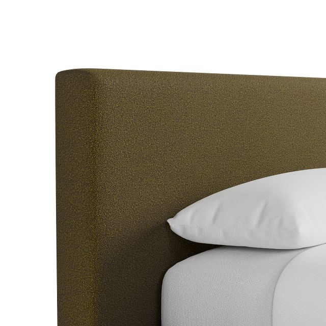 Grayton Elite Dark Green 44" Upholstered Platform Bed