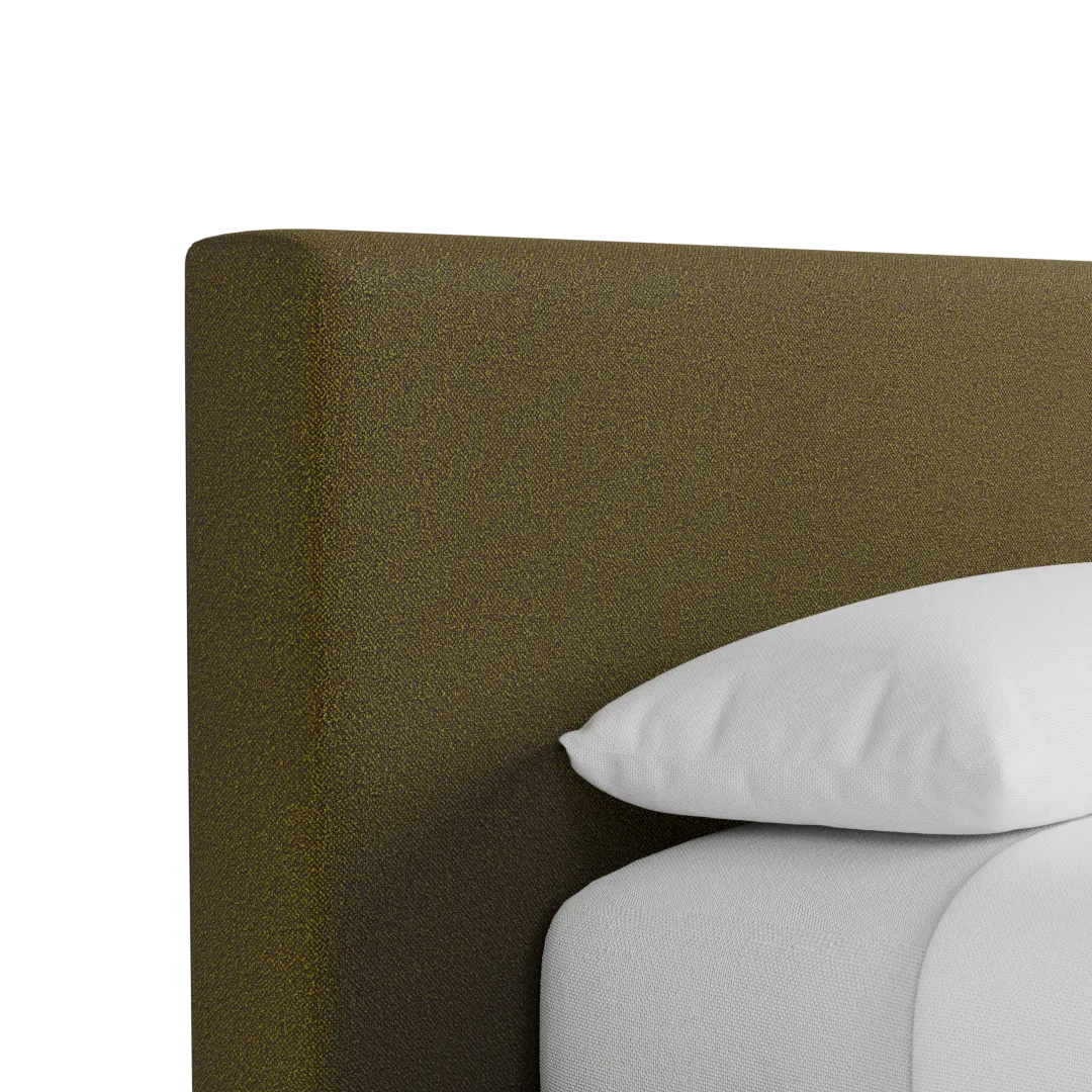 Grayton Elite Dark Green 44" Upholstered Platform Bed