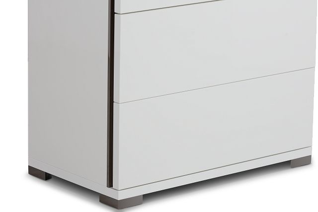 Santino White Drawer Chest