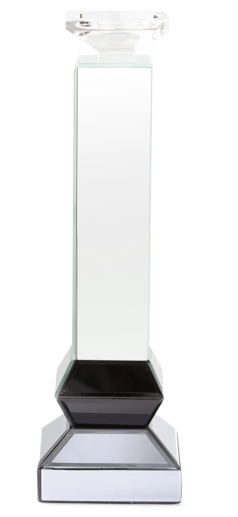 Penelope Silver Large Candle Holder