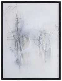 Audrina Light Gray Framed Wall Art