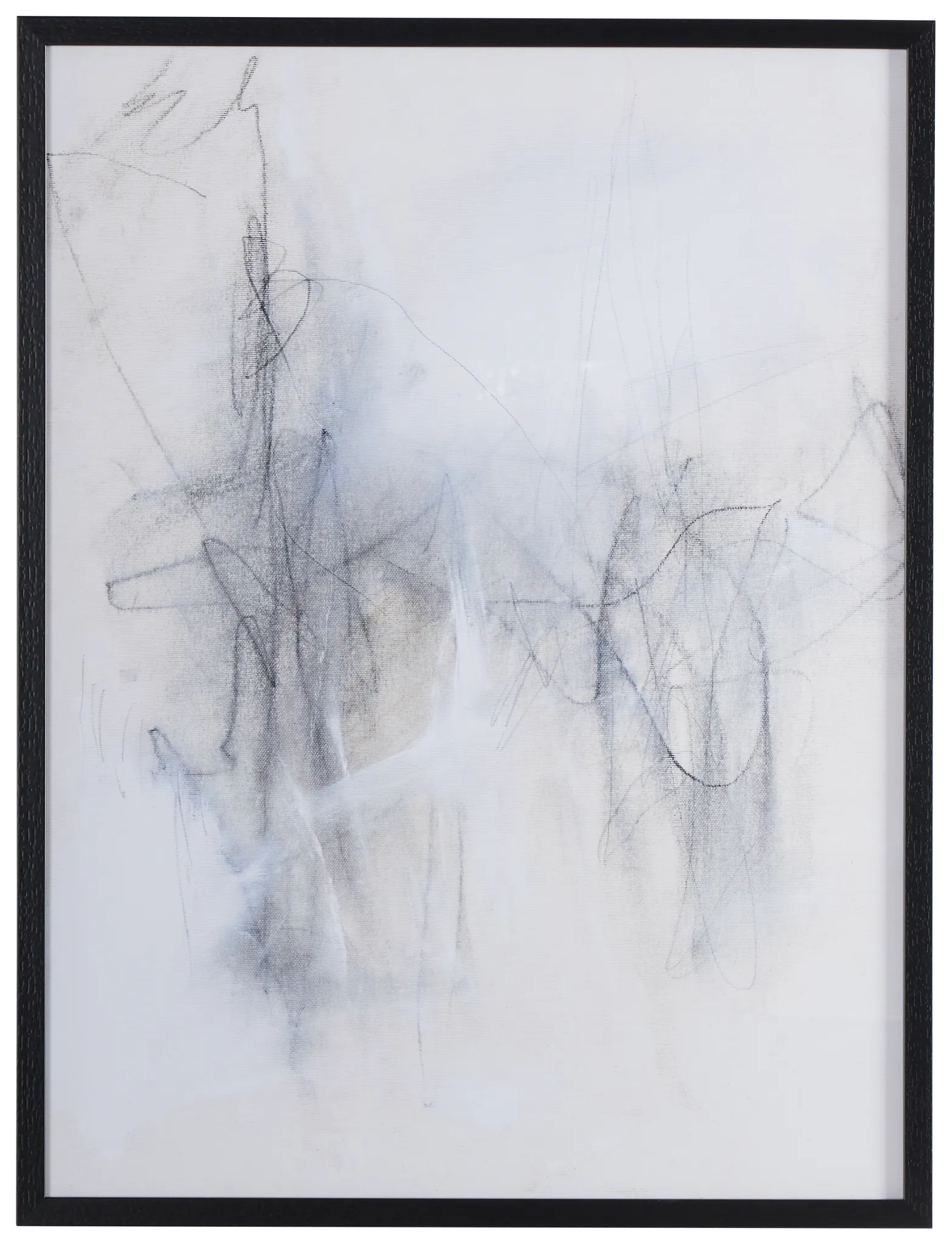 Audrina Light Gray Framed Wall Art