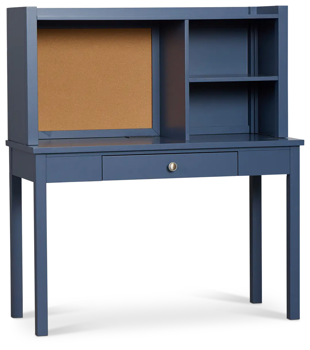 Charleston Dark Blue 1-drawer Desk & Hutch Charleston Dark Blue 1-drawer Desk & Hutch