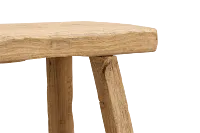 Nash Light Tone Square Accent Stool