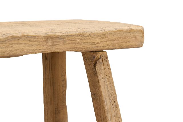 Nash Light Tone Square Stool