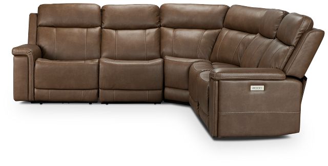 Jayden Brown Micro Small Two-arm Power Reclining Sectional
