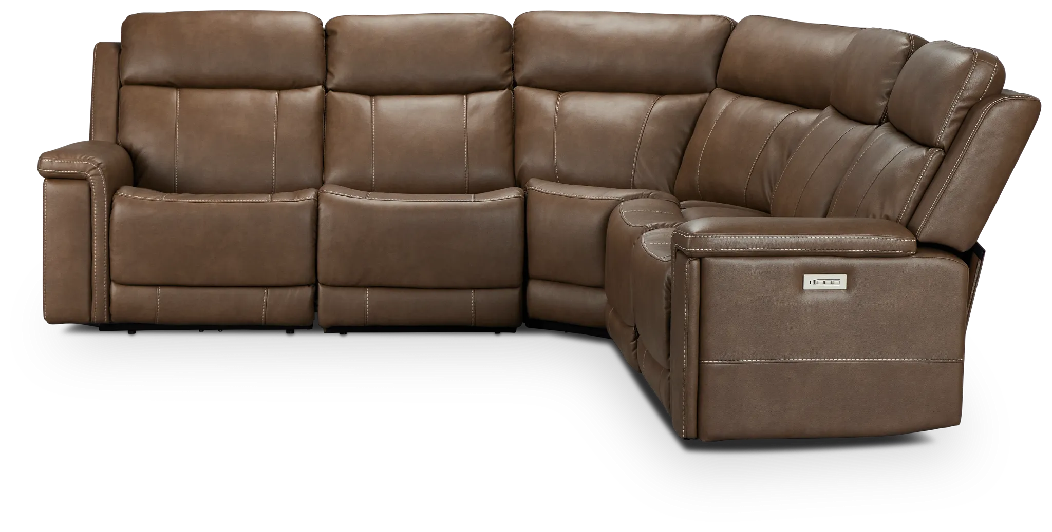 Jayden Brown Micro Small Two-arm Power Reclining Sectional
