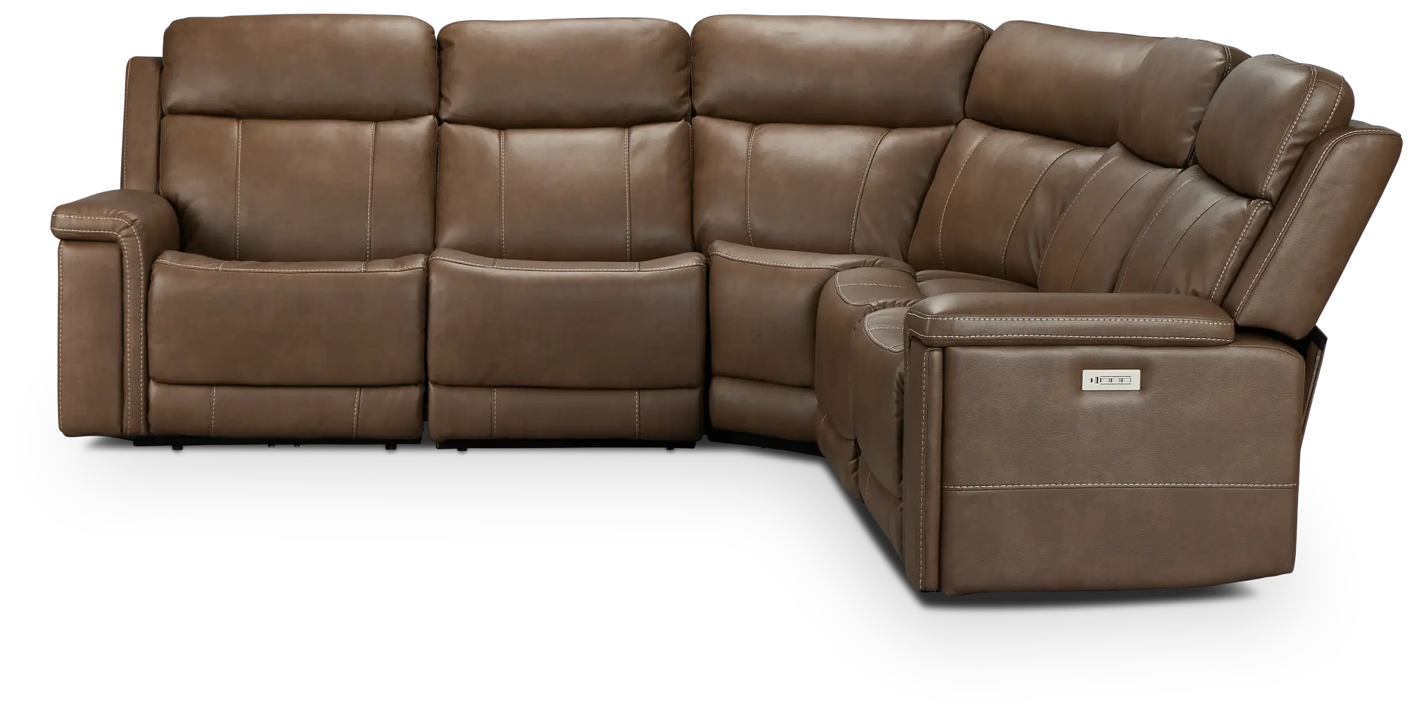 Jayden Brown Micro Small Two-arm Power Reclining Sectional Jayden Brown Micro Small Two-arm Power Reclining Sectional